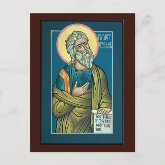 Prophet Ezekiel Prayer Card Briefkaart (Voorkant)