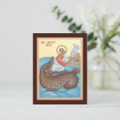 Prophet Jonah Prayer Card Briefkaart (Staand voorkant)