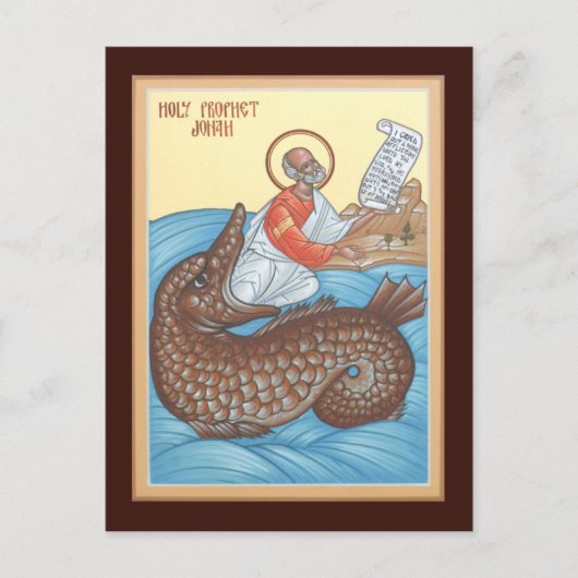 Prophet Jonah Prayer Card Briefkaart (Voorkant)