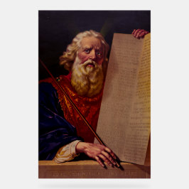 Prophet Moses on Mount Sinai – High-Fidelity Epic  Acryl Bord