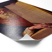 Prophet Moses on Mount Sinai – High-Fidelity Epic  Foto Afdruk (Hoek)