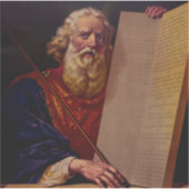 Prophet Moses on Mount Sinai – High-Fidelity Epic  Sticker (Voorkant)