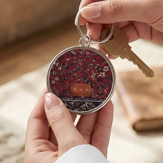Prophetmoskee Vintage Tapijt Monogram Sleutelhanger