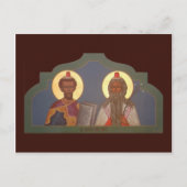 Prophets Moses en Aaron Prayer Card Briefkaart (Voorkant)