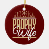 Prophy vrouwen tandarts keramisch ornament (Voorkant)