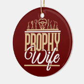 Prophy vrouwen tandarts keramisch ornament (Links)