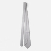 Propitious Platinum Necktie Stropdas (Achterkant)