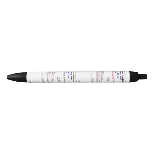 Propofol Anesthesie CRNA Black Trim Pen, zwarte in Inkt Pen (Voorkant)