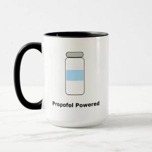 Propofol Powered – Grappige anesthesioloog humor Mok