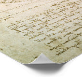 Proporties van de mens poster (Hoek)