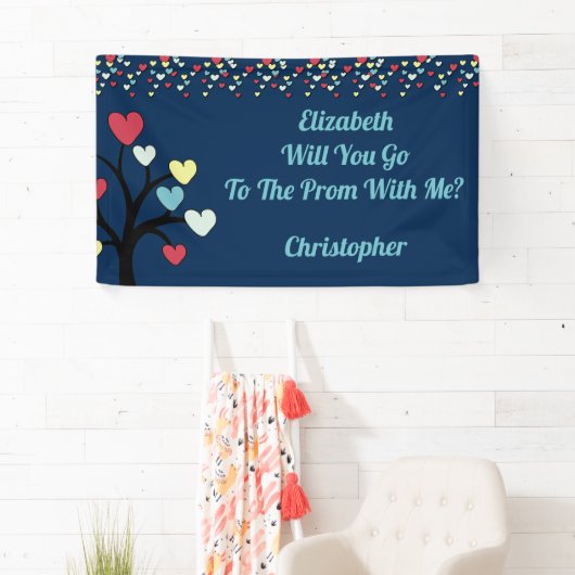 Propositie Vraag om Liefde Hart te Proberen Spandoek (Insitu)