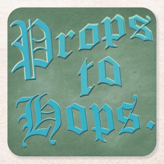 Props voor hop kartonnen onderzetters (Voorkant)