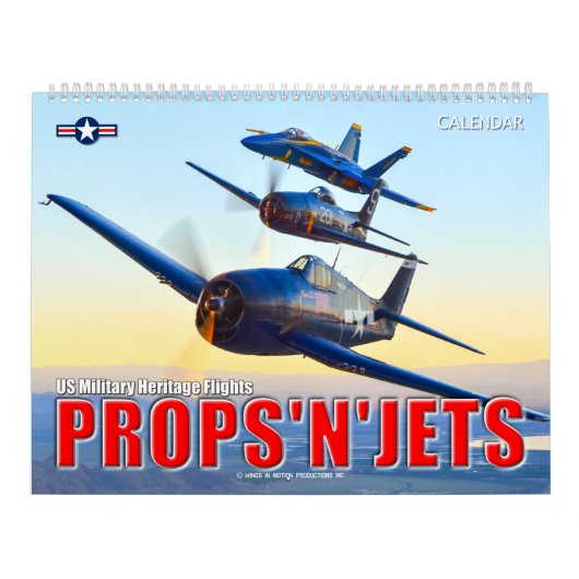 PROPS'N'JETS - Vluchten naar Amerikaans militair e Kalender (Hoes)