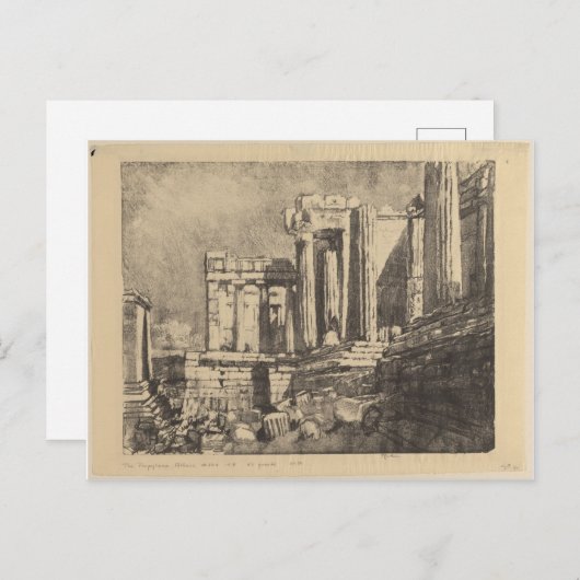 Propylaea, Athene Briefkaart (Voorkant / Achterkant)