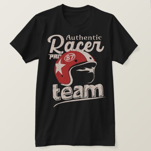  proracer authentieke snelheidsdrager t-shirt (Design voorkant)