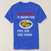 Pros en blikken van levensmiddelen t-shirt (Design voorkant)
