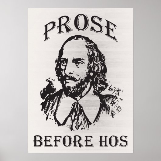 Prose Before Hos - Shakespeare Poster (Voorkant)