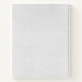 Prose & Poetry Personalized Floral Notitieboek (Achterkant)