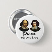 Prose voor Ho's Ronde Button 5,7 Cm (Voorkant /achterkant)