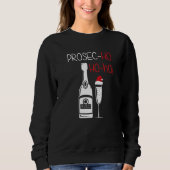 Prosec Ho Ho Prosecco kerstwijn Trui (Voorkant)