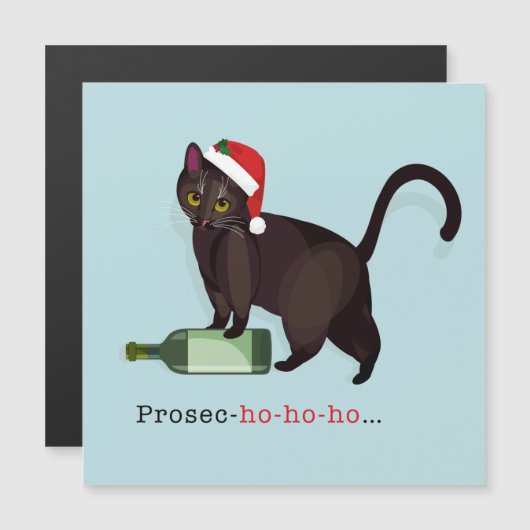Prosec-ho-hoho kerstkaart (Voorkant / Achterkant)