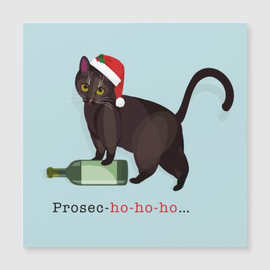 Prosec-ho-hoho kerstkaart (Voorkant)