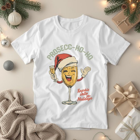 Prosecc-ho-ho – Grappige Kerst Prosecco grap  Tri-Blend Shirt
