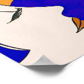 Prosecco, Abstract Poster met vrouwengezicht (Hoek)