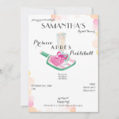 Prosecco Après Pickleball Retro Vrijgezellenfeest Kaart (Voorkant)