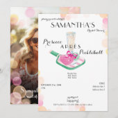 Prosecco Après Pickleball Retro Vrijgezellenfeest Kaart (Voorkant / Achterkant)