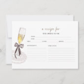 Prosecco Bloem Bruidsborrel Recept Kaarten (Voorkant)