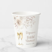 Prosecco Bruid Papieren Bekers (Achterkant)