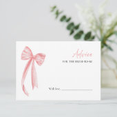 Prosecco Bruidsfeest Advies voor de Bruid Kaart (Staand voorkant)