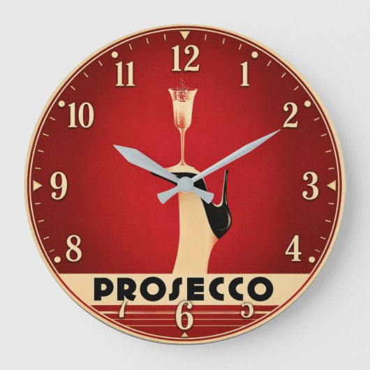 Prosecco Champagne Lover Kitchen Elegant Wine Grote Klok (Voorkant)