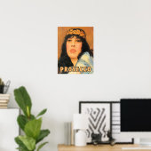 Prosecco Classical Woman,  stijl Poster (Thuiskantoor)