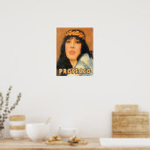 Prosecco Classical Woman,  stijl Poster (Keuken)