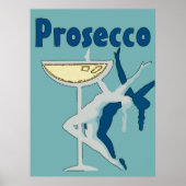 Prosecco Dancer Poster (Voorkant)