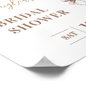 Prosecco en Parels Vrijgezellenfeest Welkomstbord Poster (Hoek)