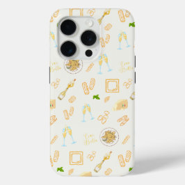 Prosecco en Pasta Verjaardag iPhone 15 Pro Case