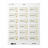 Prosecco en Pasta Verjaardag Etiket (Full Sheet)