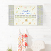 Prosecco en Pasta Verjaardag Spandoek (Insitu)