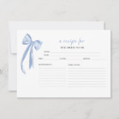 Prosecco Floral Vrijgezellenfeest Recept Kaarten (Voorkant)