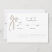 Prosecco Floral Vrijgezellenfeest Recept Kaarten (Voorkant)