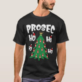 Prosecco Ho Ho Funny kerstwijn Prosec-Ho P T-shirt (Voorkant)