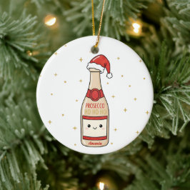 Prosecco Ho Ho Ho Grappige Kerst Ornament Cadeau