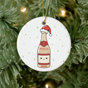 Prosecco Ho Ho Ho Grappige Kerst Ornament Cadeau