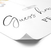 Prosecco - hoeveel PARELS vrijgezellenfeest spel Poster (Hoek)