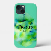 Prosecco Lover Girly Waterverf Case-Mate iPhone Case (Achterkant)