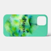 Prosecco Lover Girly Waterverf Case-Mate iPhone Case (Achterkant (horizontaal))