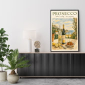Prosecco Muurkunst | Italiaanse Wijn Poster